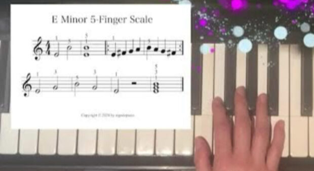 E Minor 5-Finger Scale